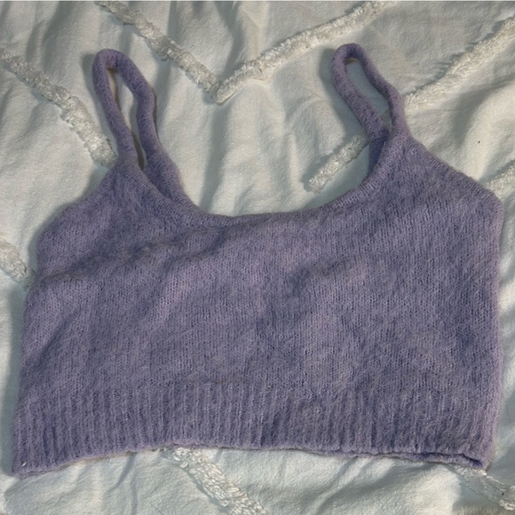 Garage fuzzy crop tank size small - Picture 1 of 1